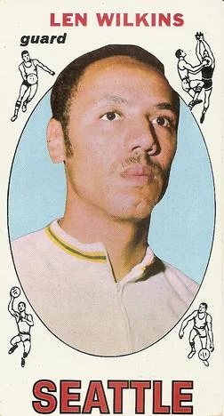 1969-70 Topps Len Wilkens #44 card image