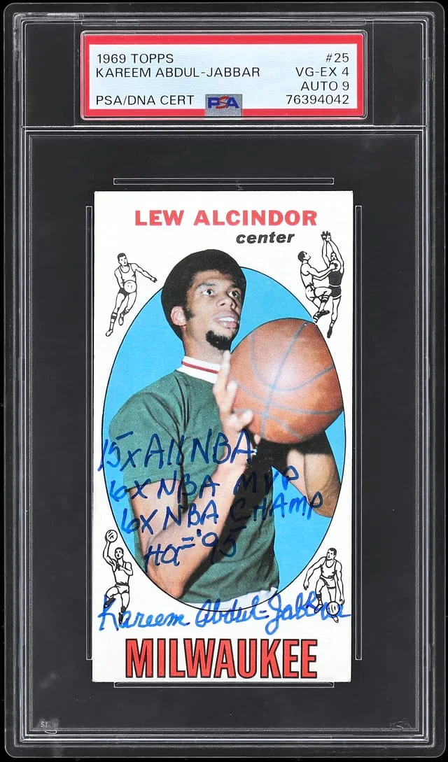 1969-70 Topps Lew Alcindor/Kareem Abdul-Jabbar #25 card image