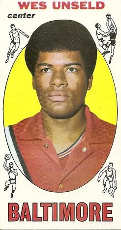 1969-70 Topps Wes Unseld #56 card image