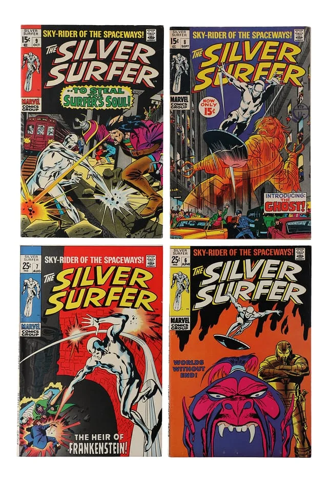1969 Marvel) 4 Books - Raw Appearance of Mephisto #3rd card image