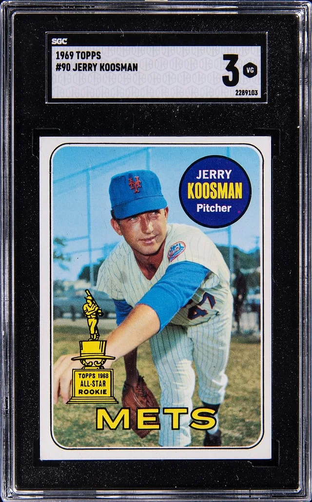 1969 Toppps Jerry Koosman #90 card image