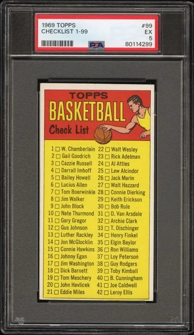 1969 Topps 1-99 #99 card image