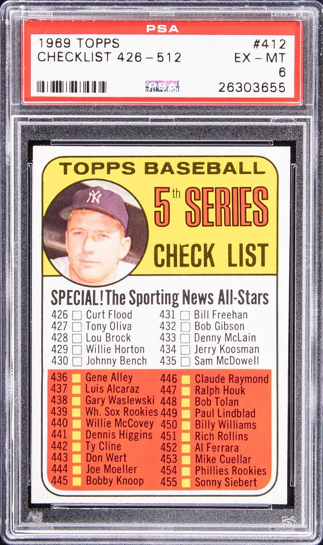 1969 Topps 426-512 #412 card image
