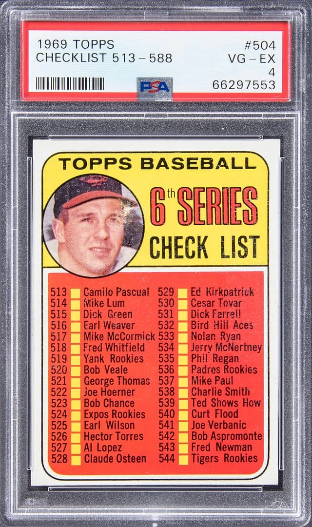 1969 Topps 513-588 #504 card image