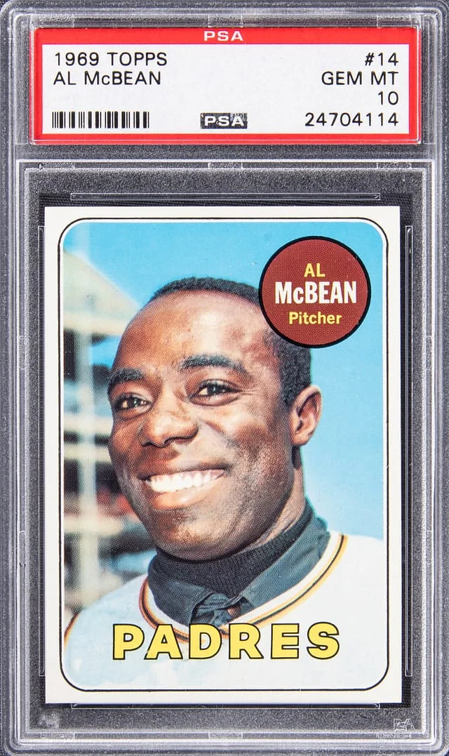 1969 Topps Al McBean #14 card image