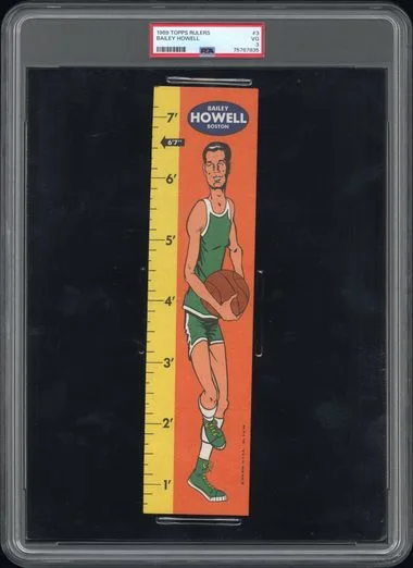 1969 Topps Bailey Howell Rulers #3 card image