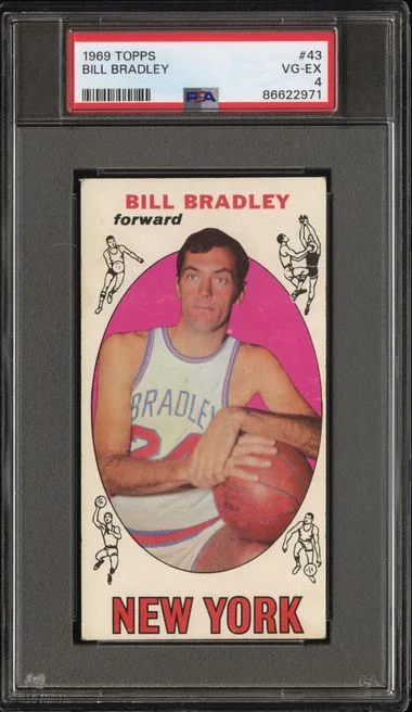1969 Topps Bill Bradley #43 card image