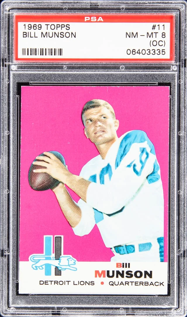 1969 Topps Bill Munson #11 card image