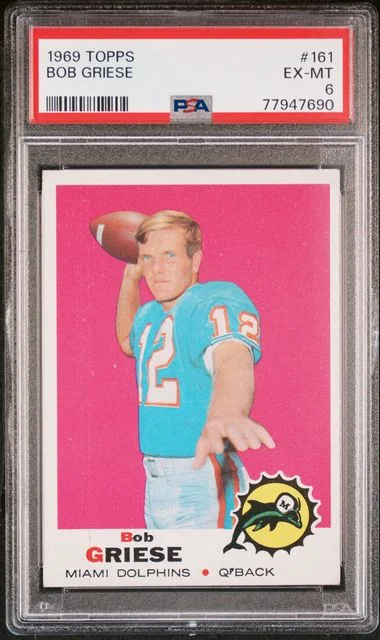 1969 Topps Bob Griese #161 card image
