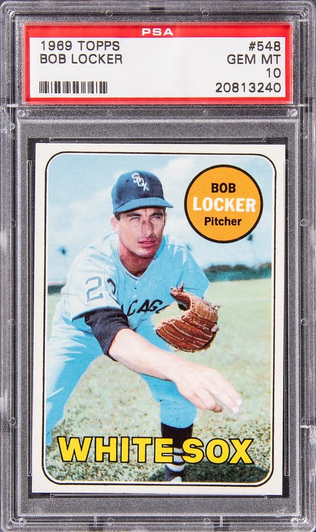 1969 Topps Bob Locker #548 card image