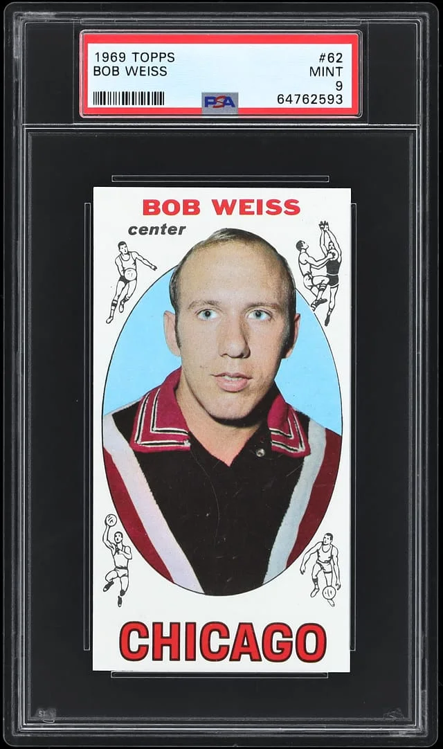 1969 Topps Bob Weiss #62 card image