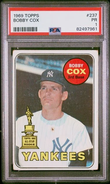 1969 Topps Bobby Cox #237 card image