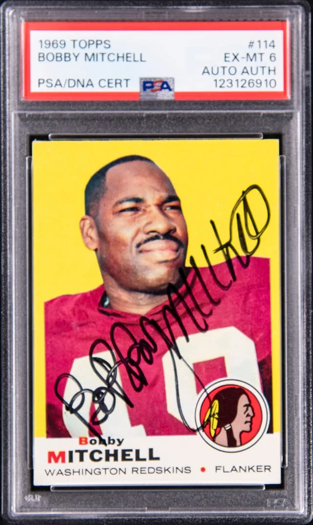 1969 Topps Bobby Mitchell #114 card image