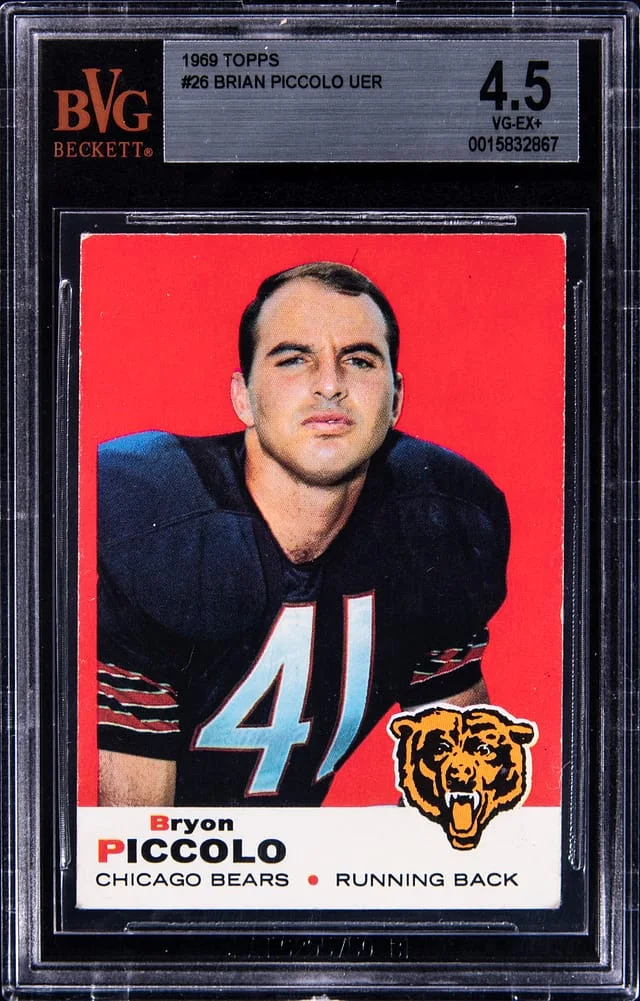 1969 Topps Brian Piccolo #25 card image