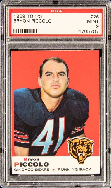 1969 Topps Bryon (Brian) Piccolo #26 card image