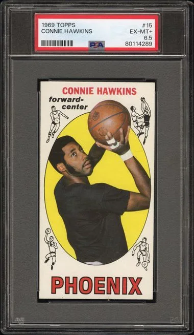 1969 Topps Connie Hawkins #15 card image