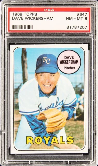 1969 Topps Dave Wickersham #647 card image