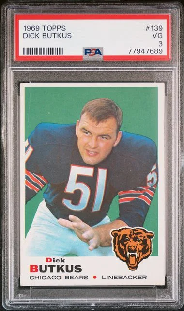 1969 Topps Dick Butkus #139 card image