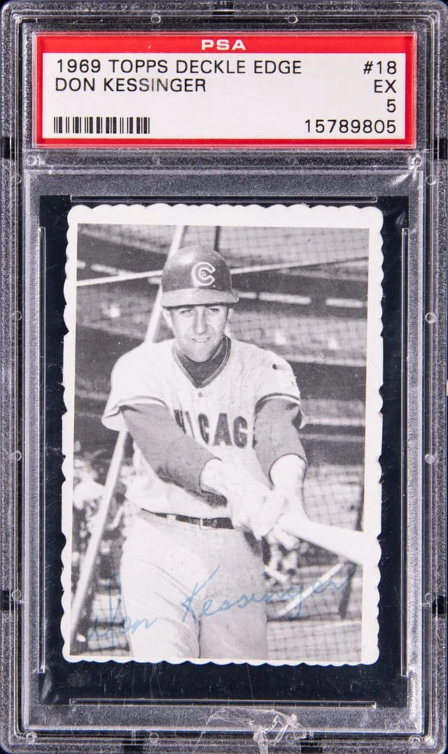 1969 Topps Don Kessinger Deckle Edge #18 card image