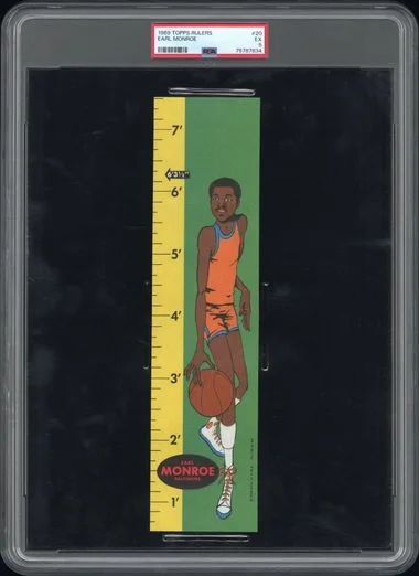 1969 Topps Earl Monroe Rulers #20 card image