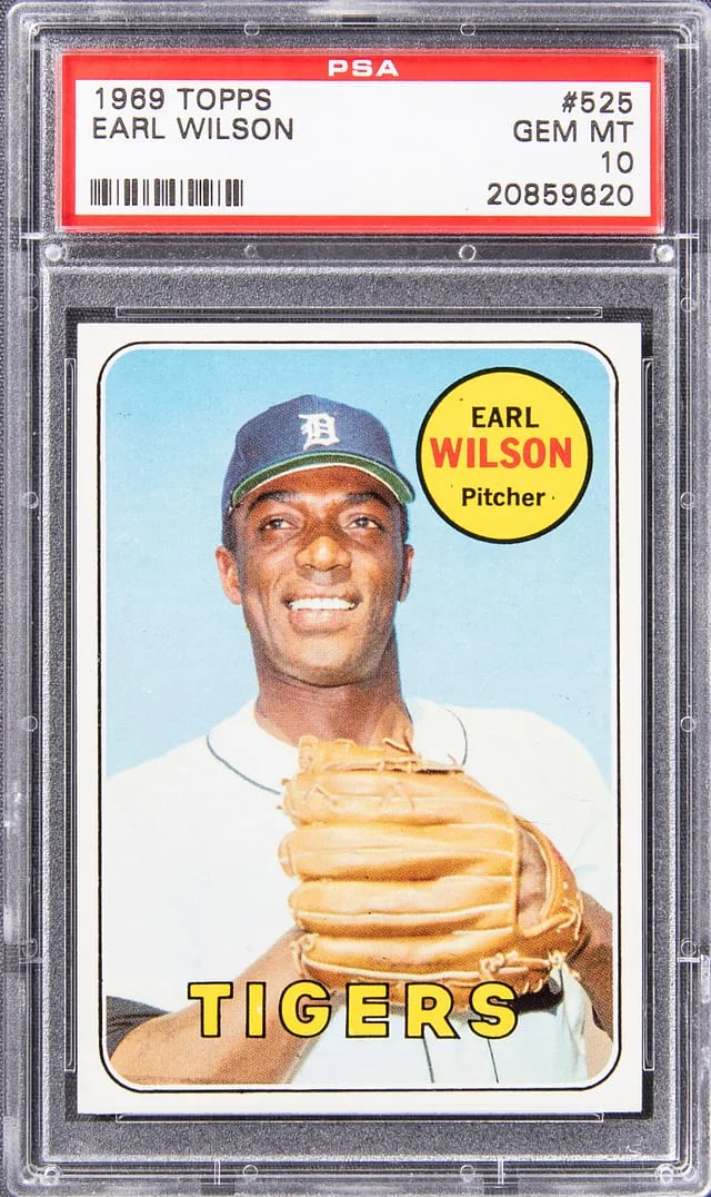 1969 Topps Earl Wilson #525 card image
