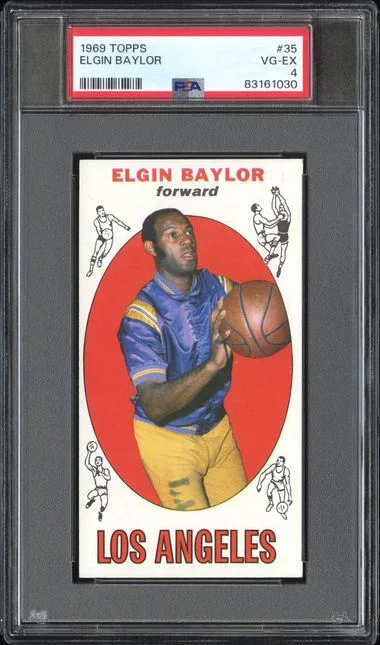 1969 Topps Elgin Baylor #35 card image
