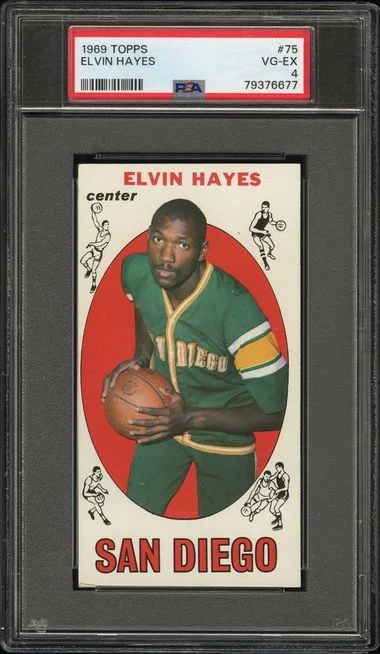 1969 Topps Elvin Hayes #75 card image