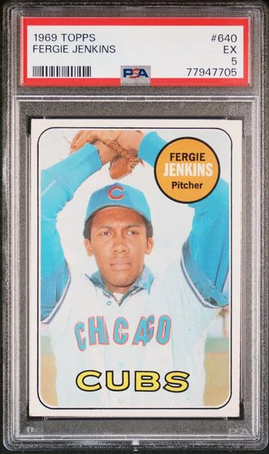 1969 Topps Fergie Jenkins #640 card image