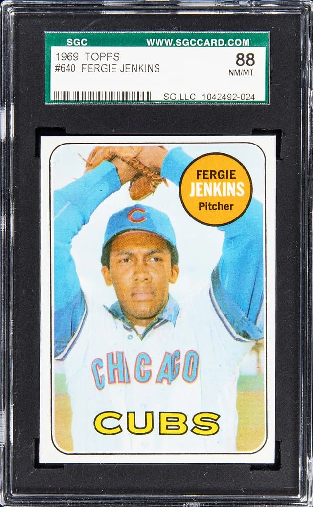 1969 Topps Ferguson Jenkins #640 card image
