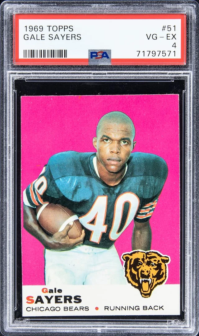 1969 Topps Gale Sayers #51 card image