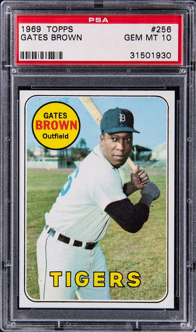 1969 Topps Gates Brown #256 card image