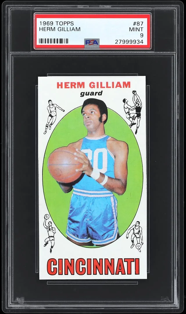1969 Topps Herm Gilliam #87 card image