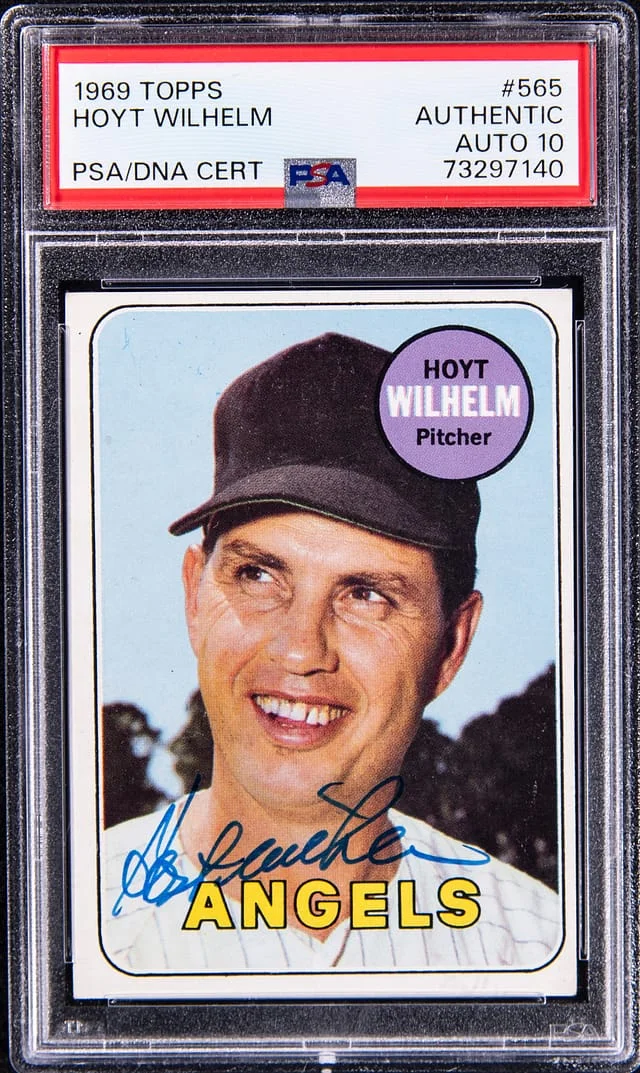 1969 Topps Hoyt Wilhem #565 card image