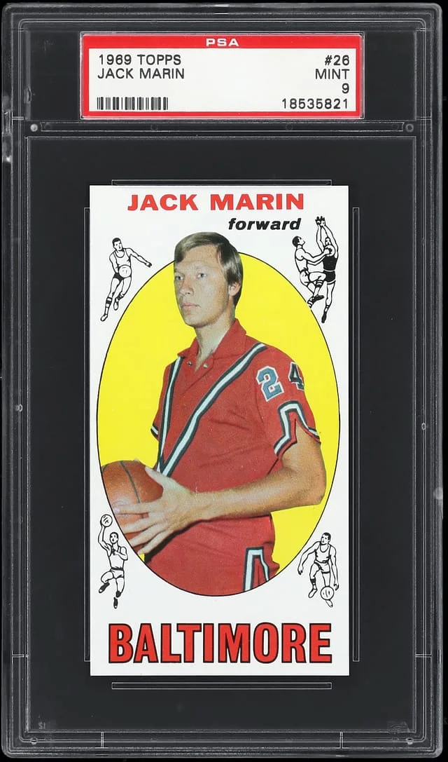 1969 Topps Jack Marin #26 card image