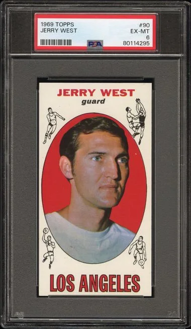 1969 Topps Jerry West #90 card image