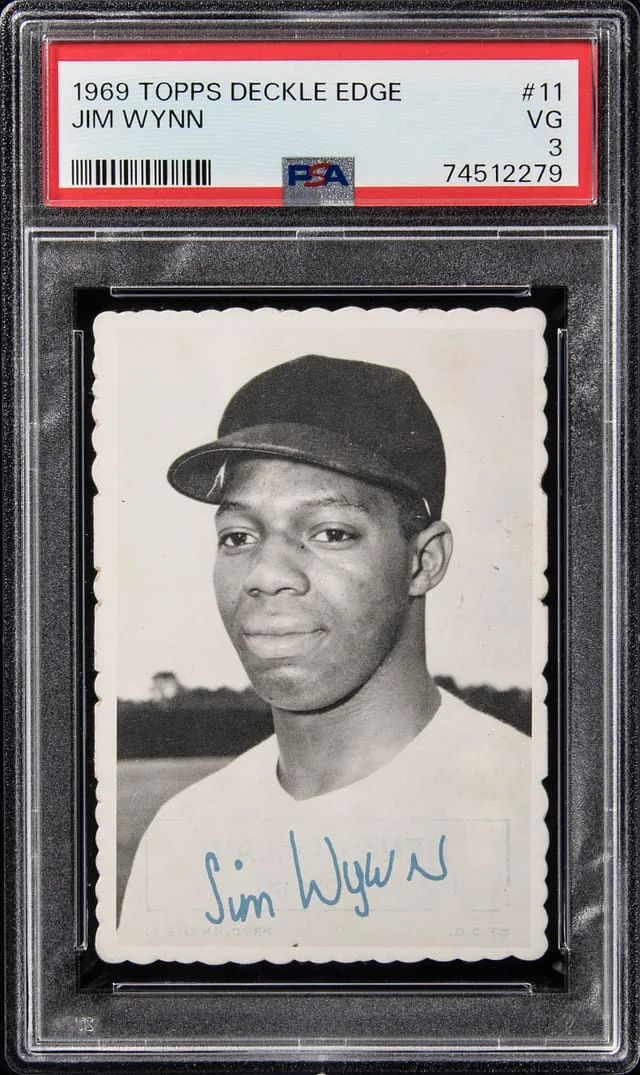 1969 Topps Jim Wynn Deckle Edge #11 card image