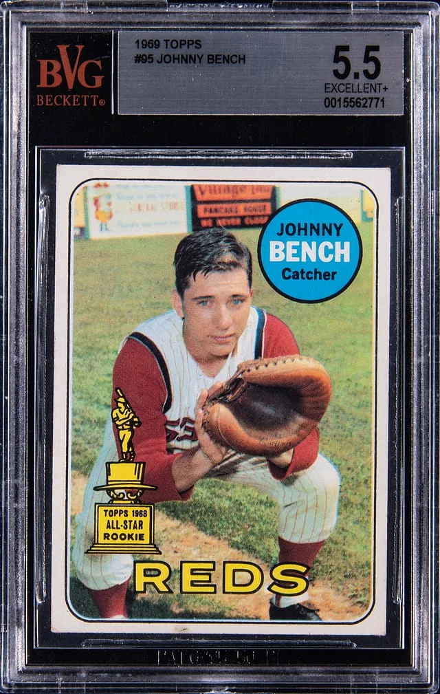 1969 Topps Johnny Bench All-Star #95 card image