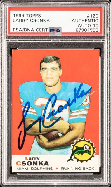 1969 Topps Larry Csonka #120 card image