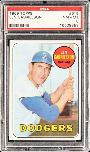 1969 Topps Len Gabrielson #615 card image