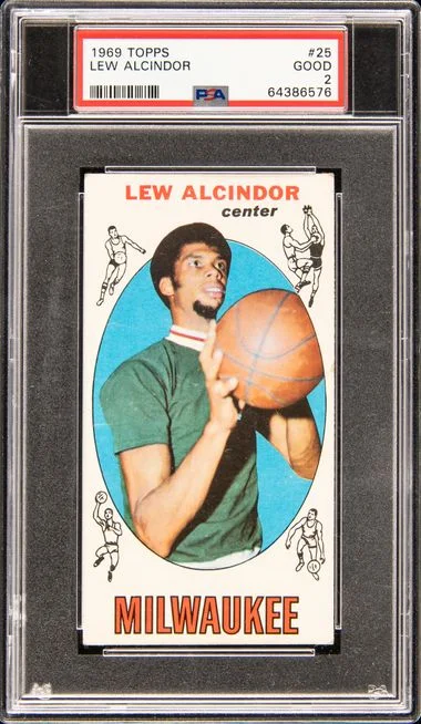 1969 Topps Lew Alcindor #25 card image