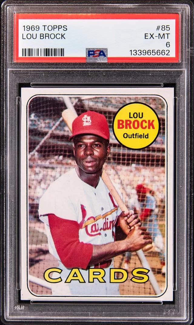 1969 Topps Lou Brock #85 card image