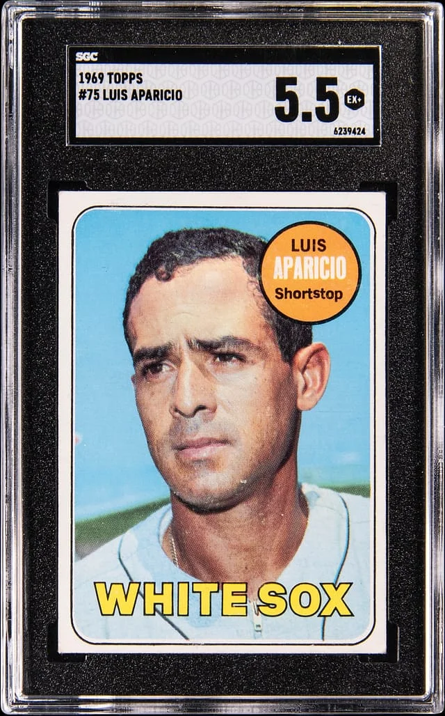 1969 Topps Luis Aparicio #75 card image