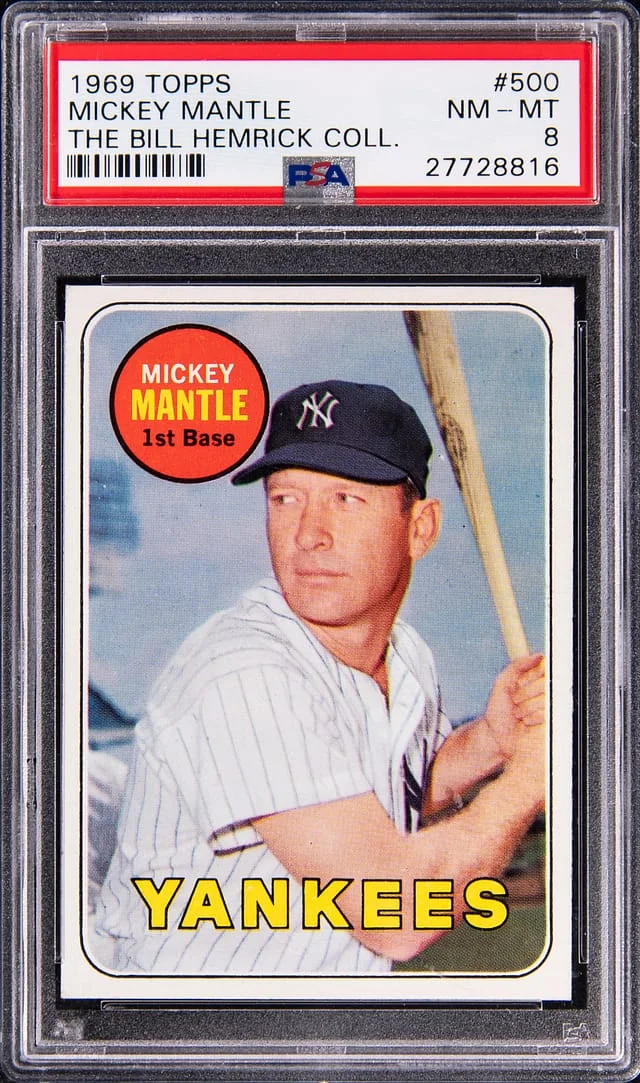 1969 Topps Mickey Mantle - The Bill Hemrick Collection #500 card image