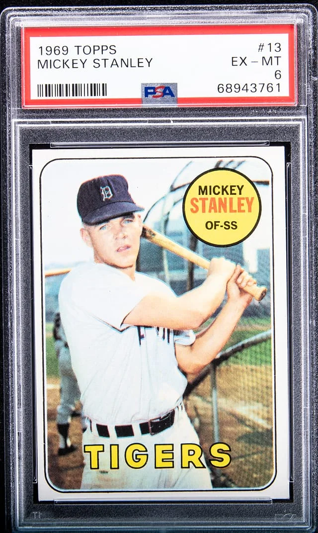 1969 Topps Mickey Stanley #13 card image