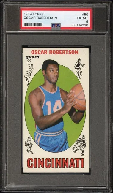 1969 Topps Oscar Robertson #50 card image