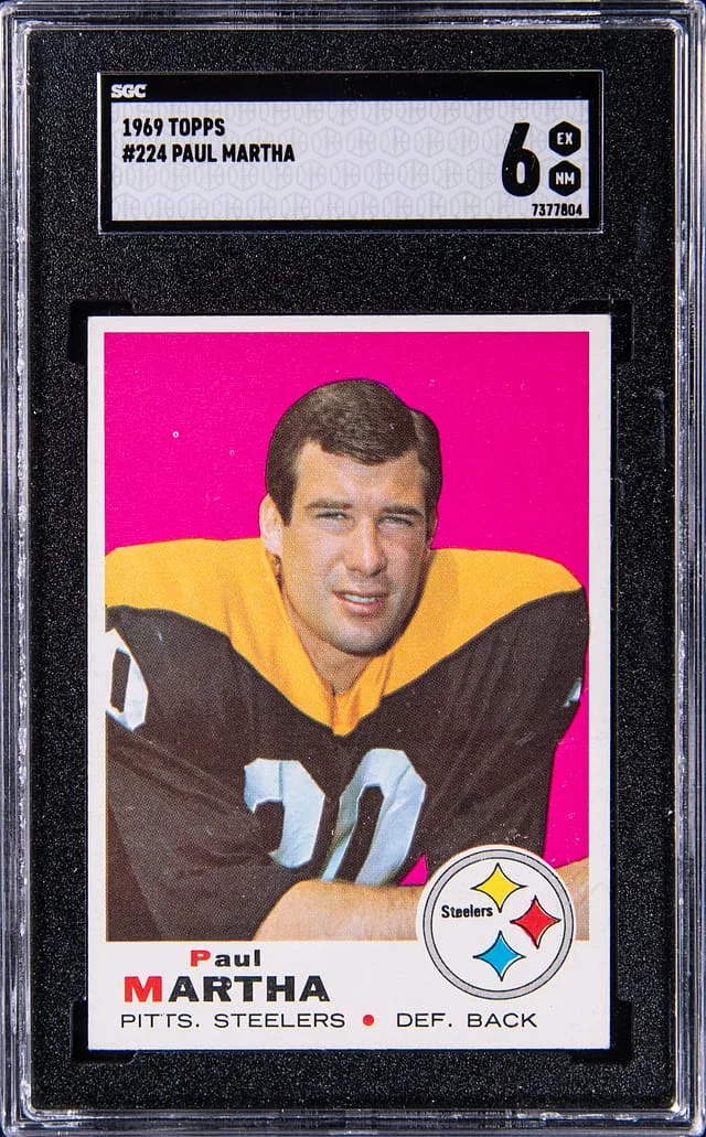 1969 Topps Paul Martha #224 card image