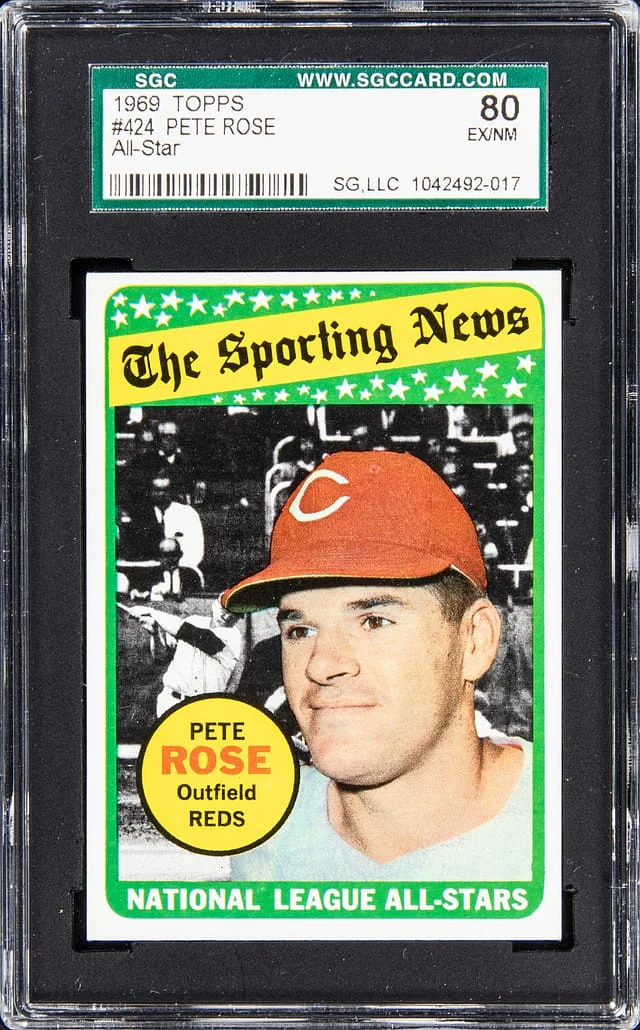 1969 Topps Pete Rose All-Star #424 card image