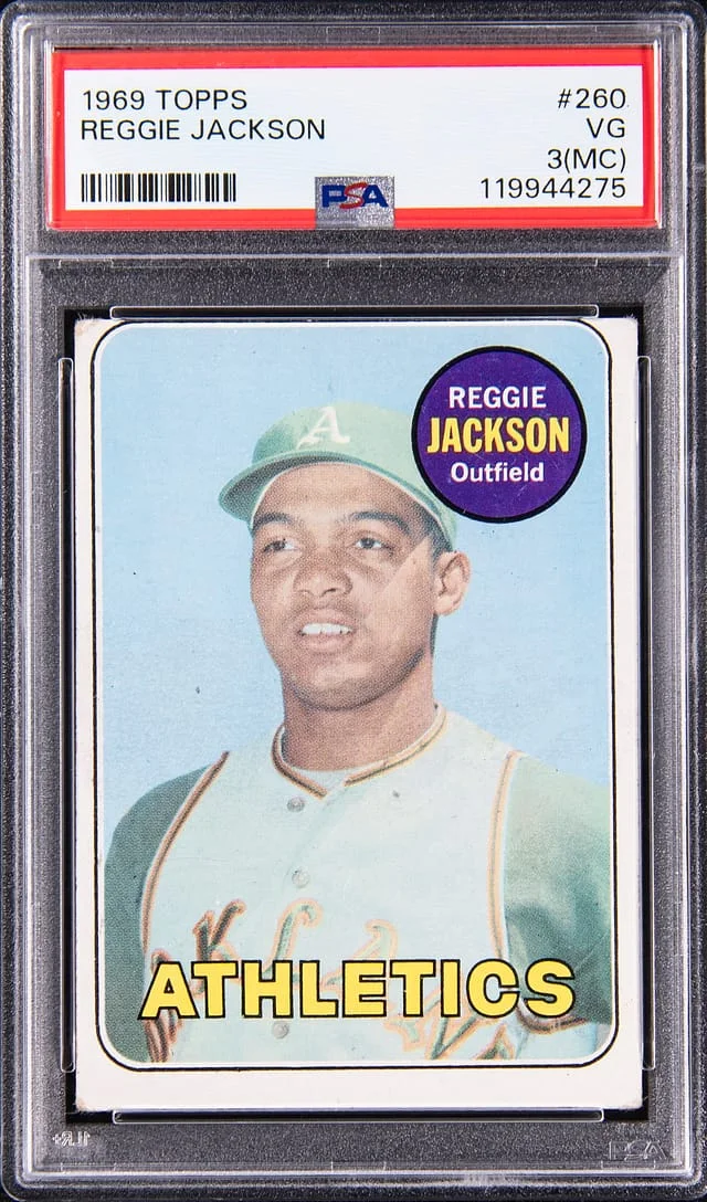 1969 Topps Reggie Jackson Rookei #260 card image