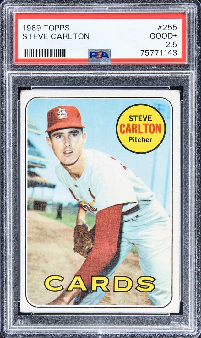 1969 Topps Steve Carlton #255 card image