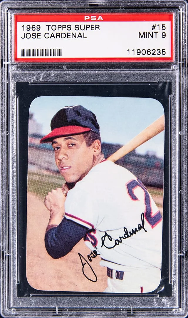 1969 Topps Super Jose Cardenal #15 card image